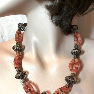 Carnelian Beads Necklace